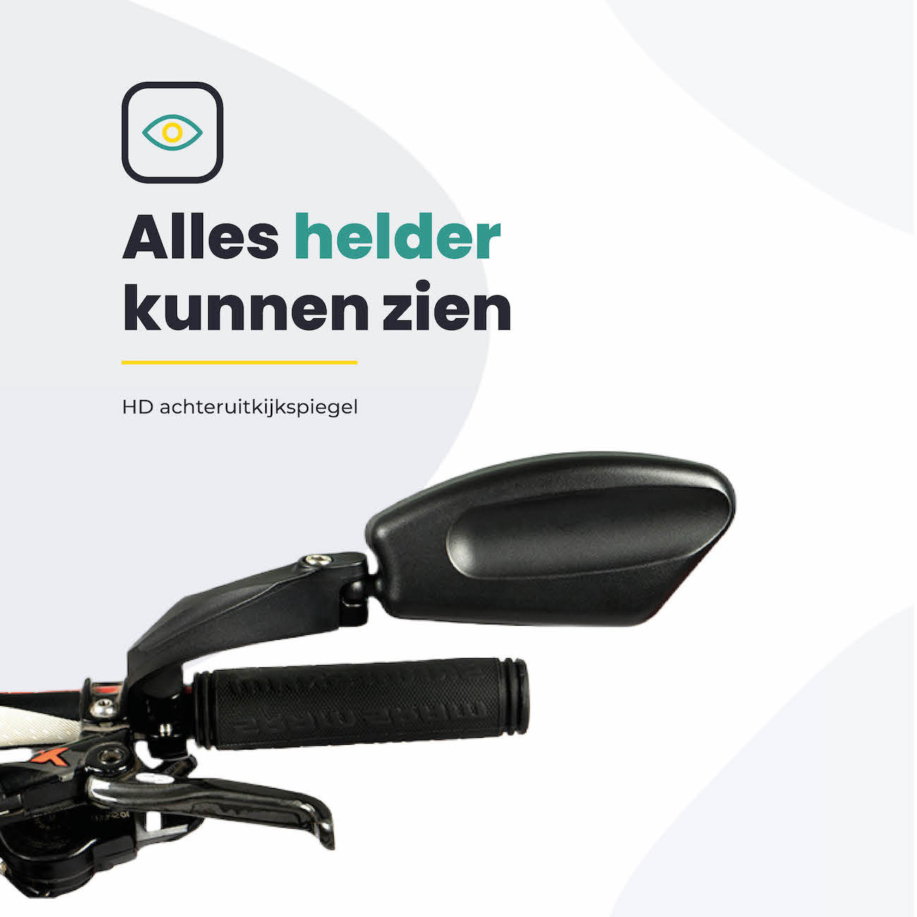 Fietsspiegel Rechts - Extra Stevig - Wegklapbaar - Afbeelding 8