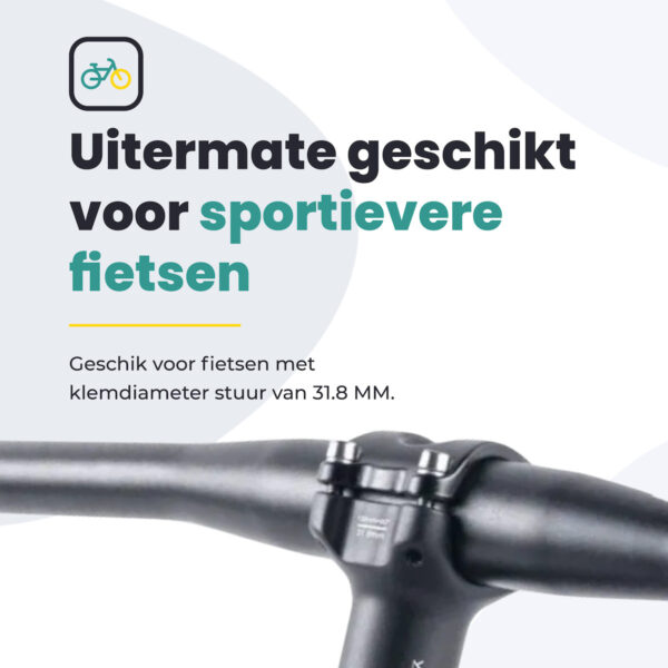 Voltano A-Head Verstelbare Stuurpen Voorbouw – 1-1/8” 28,6 / 130 mm / 31,8 mm – Zwart - º60 graden Verstelbaar - Stuur Verhoger - Afbeelding 6