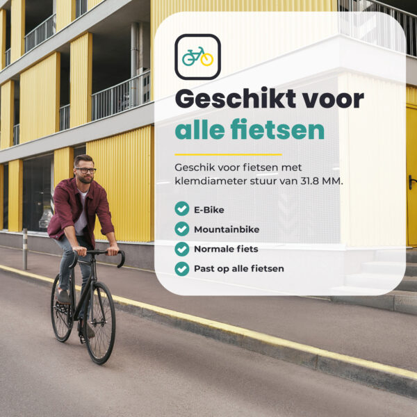 Voltano A-Head Verstelbare Stuurpen Voorbouw – 1-1/8” 28,6 / 130 mm / 31,8 mm – Zwart - º60 graden Verstelbaar - Stuur Verhoger - Afbeelding 8