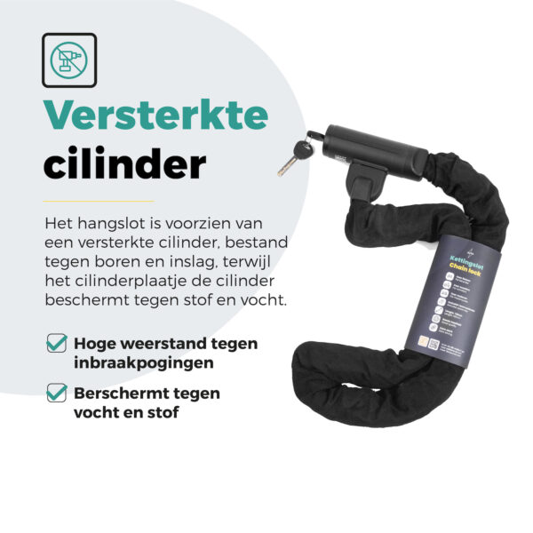 Voltano Securo ART4 Motor Kettingslot Zwart - 130 CM - ART 4 Slot - Afbeelding 8