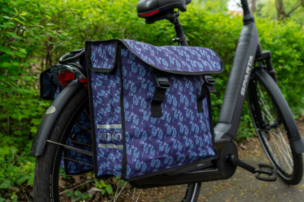 Voltano Dubbele Fietstas Purple Passion - 38 Liter - Waterdicht Polyester - Afbeelding 6