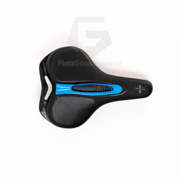 Voltano E-bike Fietszadel – Zwart / Blauw - Afbeelding 4
