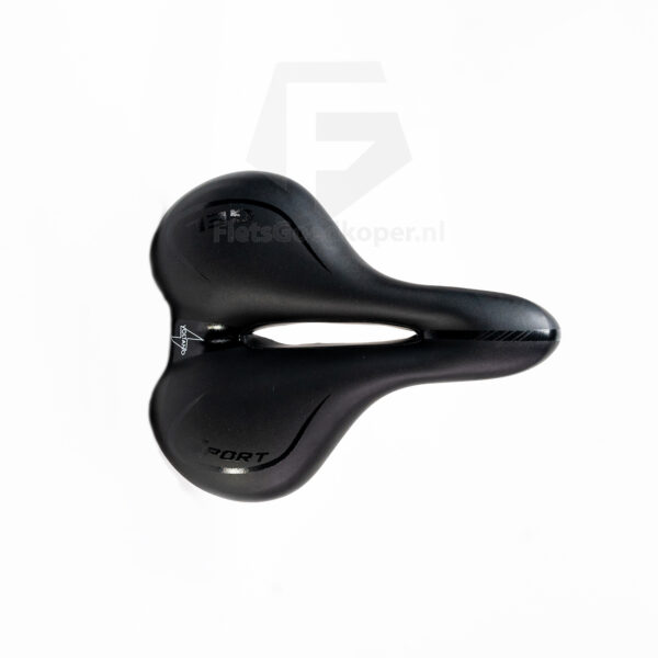 Voltano Fietszadel City / Tour - Zwart - Met Uitsparing - Gel - Unisex - Afbeelding 6