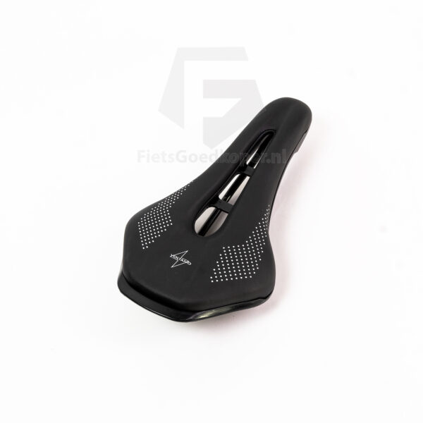 Voltano MTB Mountainbike Fietszadel – Unisex – Zwart