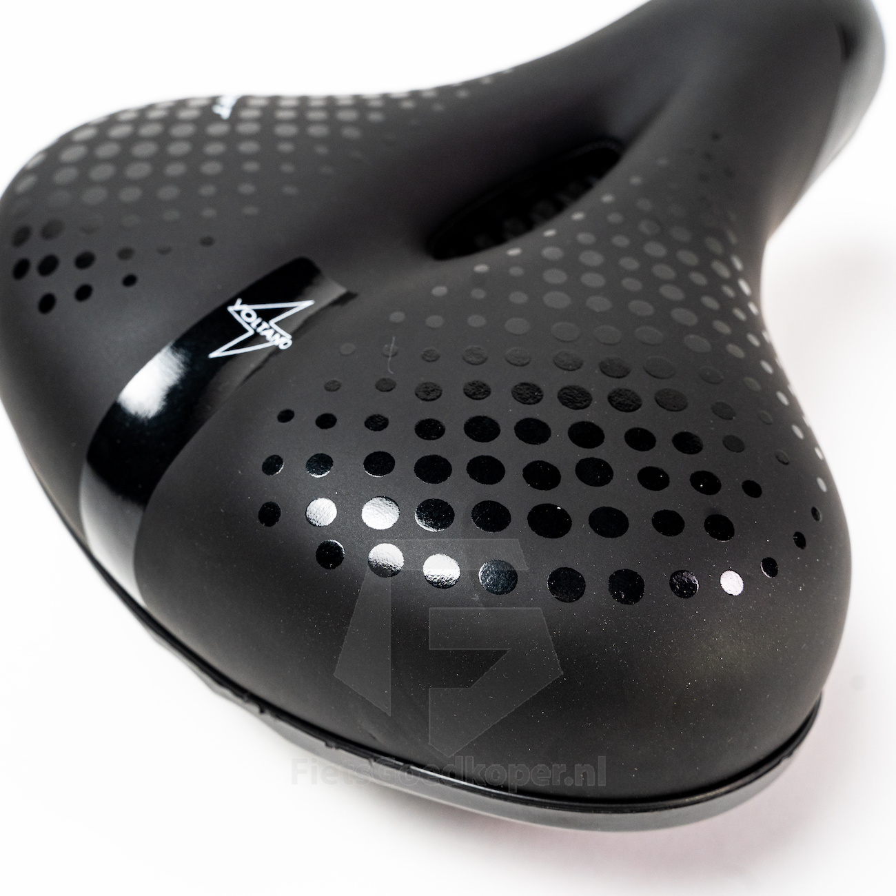 Voltano Pro Gel Fietszadel - Met Uitsparing - Zwart - Unisex - Afbeelding 9