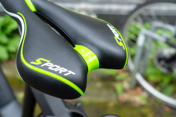 Voltano Sport Fietszadel – Zwart / Groen - Gel - Trekking Zadel - Afbeelding 10