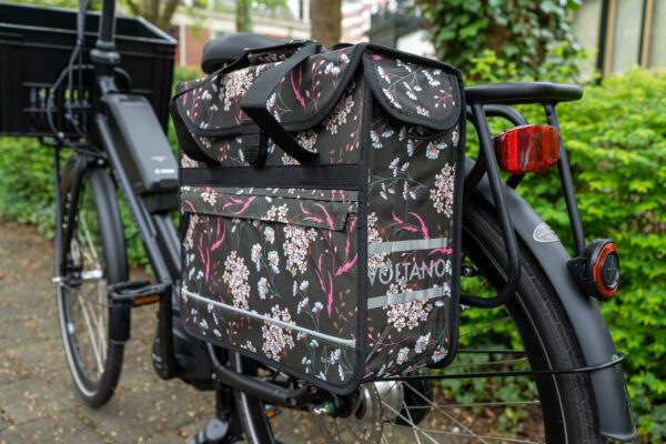 Voltano Voorgevormde Enkele Fietstas / Pakaftas - Pink Elegance - 17L - Afbeelding 5