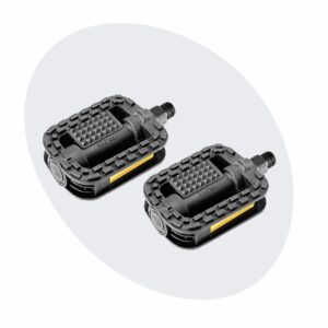 Voltano Antislip E-bike Fietspedalen 421112 Zwart - Universeel - Reflectoren