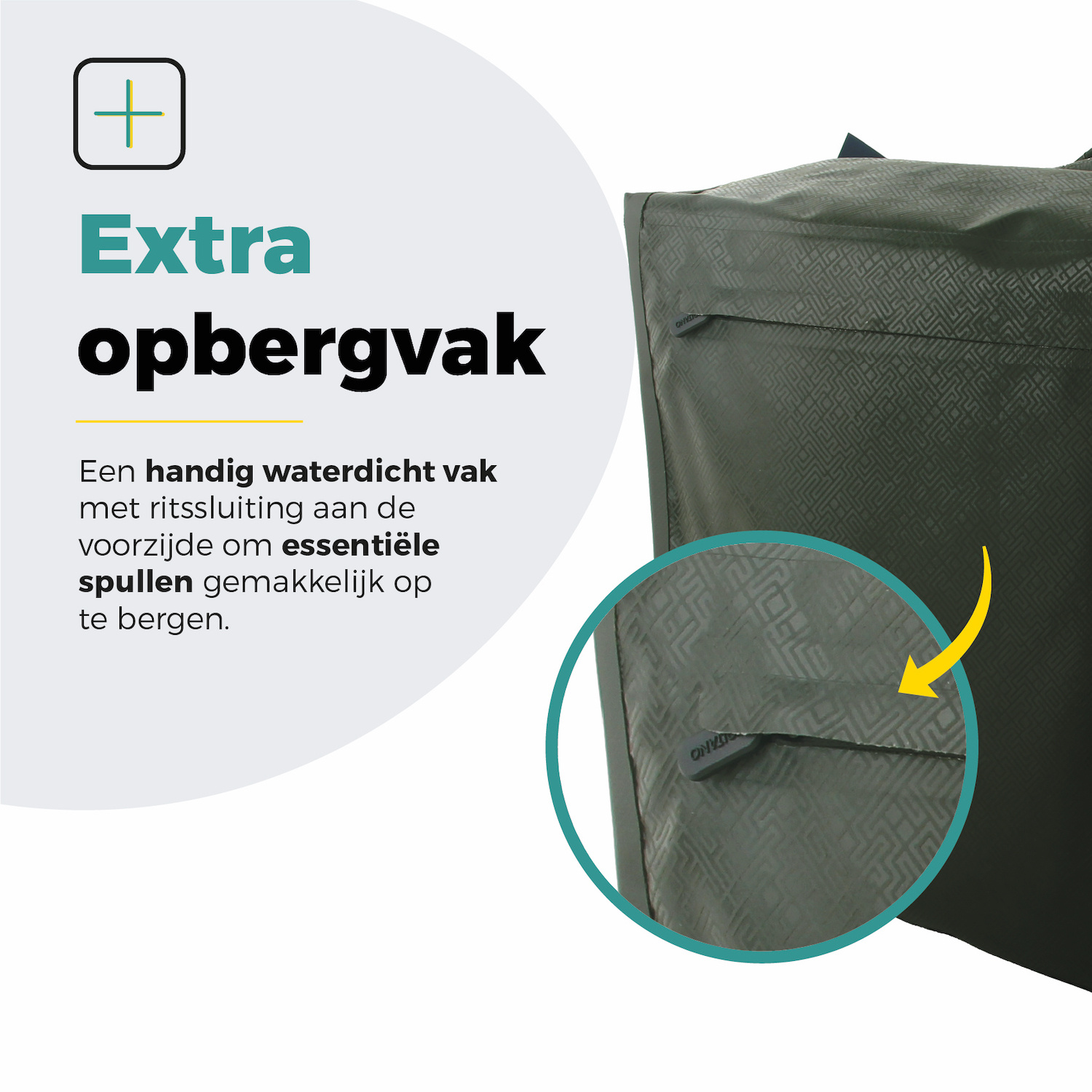 Voltano Dubbele Fietstas Rolltop Intense Green - 48 Liter - 100% Waterdicht - Afbeelding 8