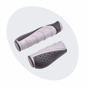 Voltano Ergonomische Fietshandvatten Zwart Grijs - 132 / 92 MM